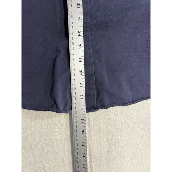 Vintage Eddie Bauer Shirt Men's Size XL Tall MT Blue Long Sleeve - Picture 9 of 16